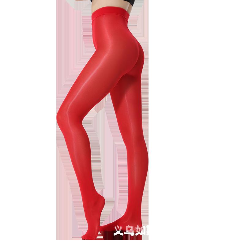 Plus Size 6 Run-Resistant Shaping Tights Women Shiny Yoga Dancing Pantyhose Ladies Smooth Leggings Sport Tights Pants Hosiery