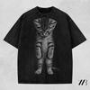 Trauriges Kätzchen Meme Stehende Katze T-Shirt Lustige Weinende Katze Comfort Colors T-Shirt Virales Meme Grafik T-Shirt