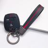 2 Button Silicone Key Fob Cover with keychain for Toyota Camry Prado FJ Cruiser Previa RAV4 Echo HiAce, Fits Toyota Camry Cruiser RAV4