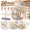20 Hook Suspender Hanger Hanging Dormitory Wardrobe Hanger Hook Underwear Vest Storage Artifact