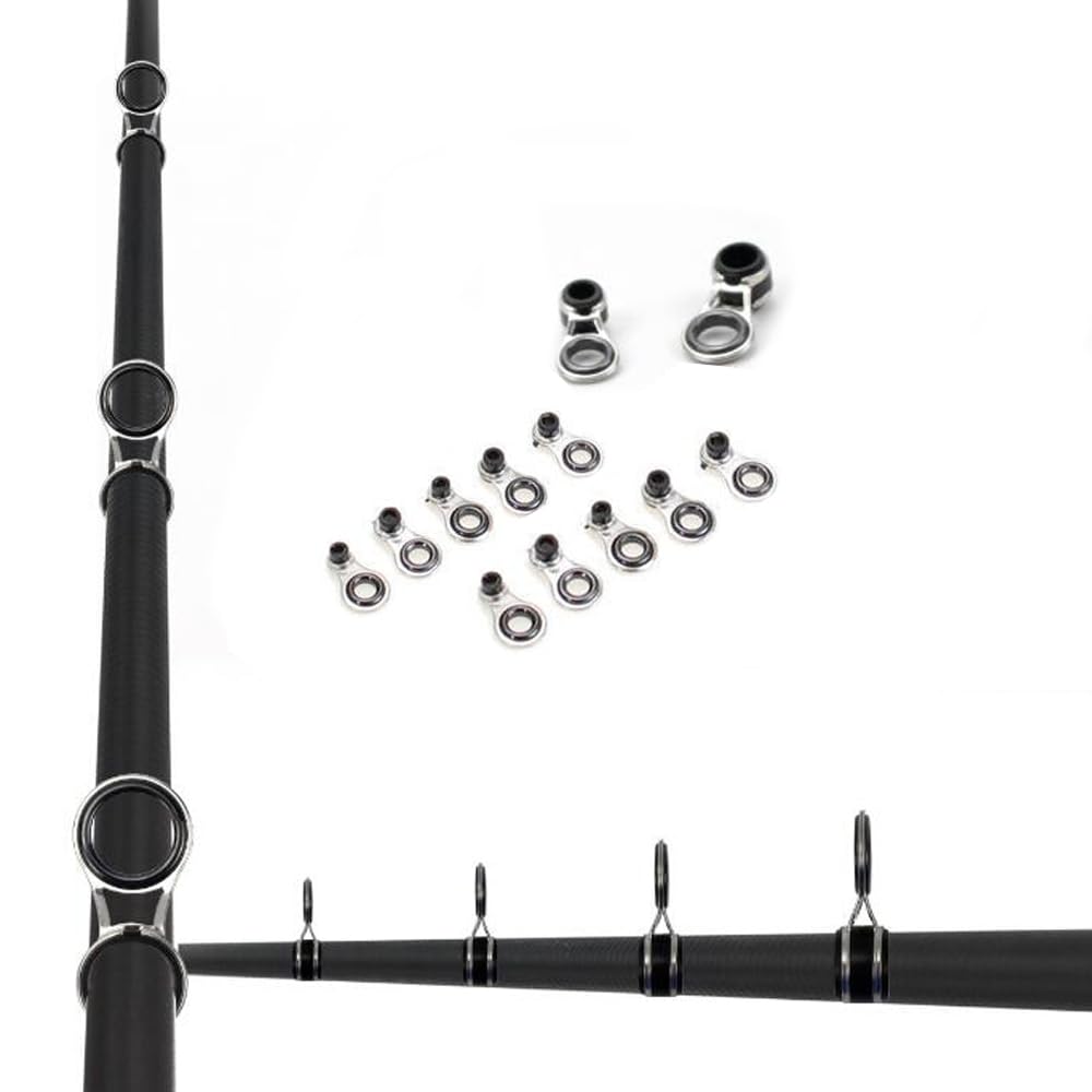 YFFSFDC Rod Guide Fishing Rod Guide Stainless Steel 20 Piece