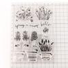 Flowers Transparent Clear Silicone Stamp for Seal DIY Scrapbooking Photo Clear Stamp