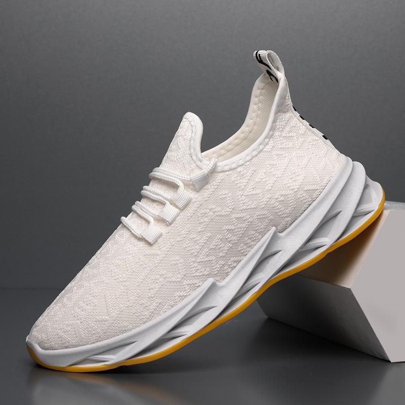 New Blade Shoes Fly-woven Mesh Breathable Casual Trendy Shoes Men's Shoes Soft Low Lightweight Running Shoes