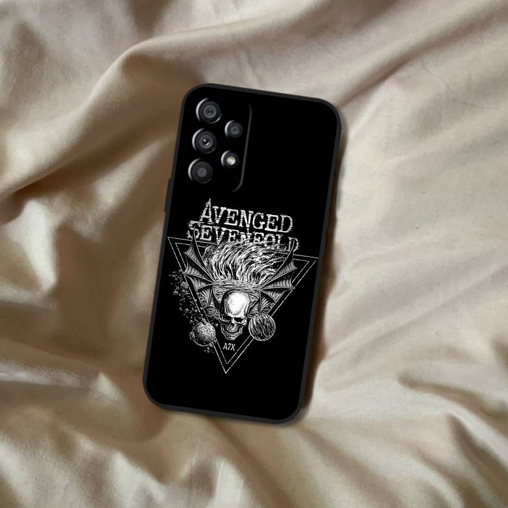 A-Avenged S-Sevenfold Rock Samsung Phone Case For A20,A21s,A22,A31,A32,A52,A53,A72,73,A80 Soft Black Cover