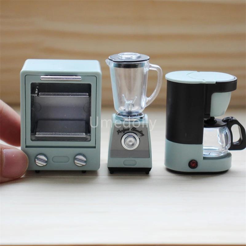1/6 Scale Miniature Dollhouse Juicer Coffee Machine Cooker Mini Kitchen Appliance Model for BJD Blyth Doll Accessories Toy