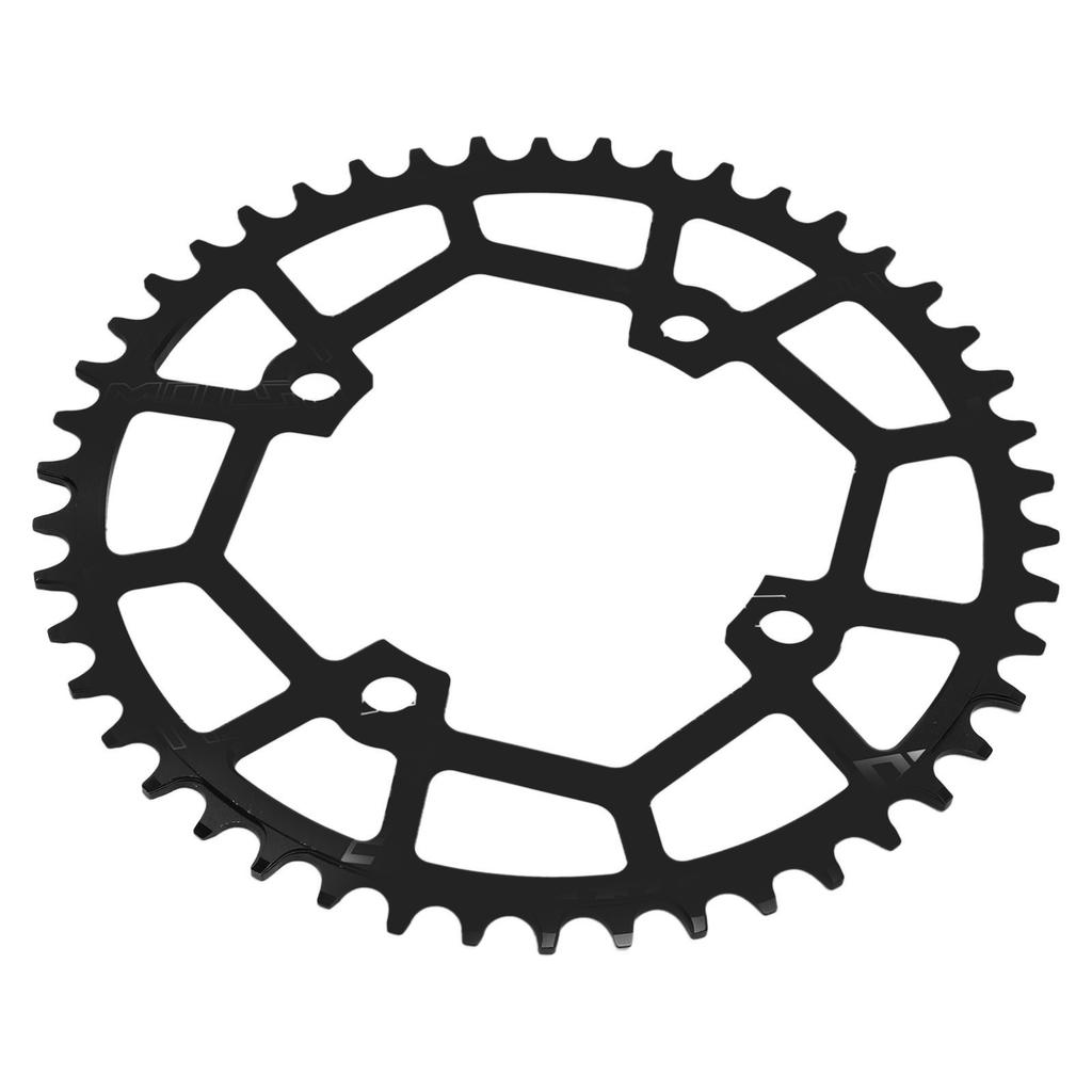 Disco Corona 104BCD per Mountain Bike 46T Riduce Frizione e Rumore Lega di Alluminio Corona per Bici da Montagna Nero