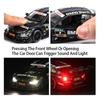 AAAOM1 1:32 Scale BMW M4 DTM Car Model Toy Doors Opened Metal Diecast Music Light Pull Back Racing Cars Models Toys Kids Hobby Gifts