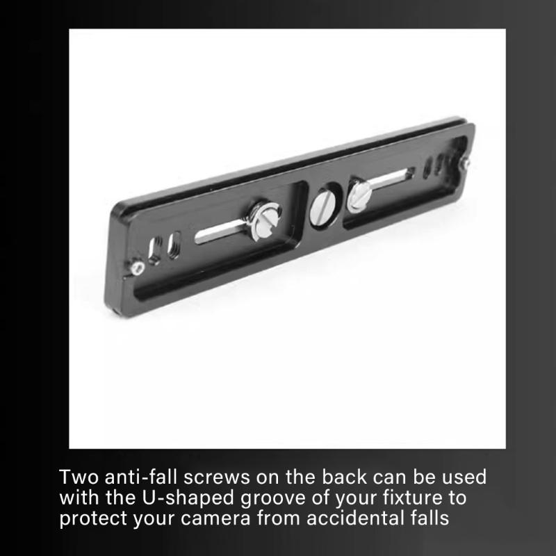 Quick Release Clamp Plate DSLR Camera Plate Tripod Monopod Mount 1/4inch Screw Adapter 200mm For Camera Accessories