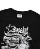 PHYSICAL DEPARTMENT [Women'S] Star Basketball Crop Short Sleeve T-Shirt_Black
