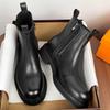 Britische Herren Tide High Top Runde Spitze Lokomotiv Premium Ärmel Zigaretten Kurz Chelsea Boots
