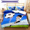 3pcs Custom Name Captain Tsubasa Dream Team Bedding Set Duvet Cover Closure Includes 1 Duvet Cover & 2 Pillowcases for All Seasons Bedroom Decor