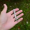 Stainless Steel Edc Tool Wallet Multi-Functional Keychain Carabiner Money Clip Essential Outdoor Camping Accessorie