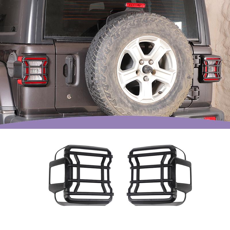 6Pcs Smoked Lamp Shell Car Tail Light Cover Taillight Lamp Guard Trim