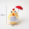 Hand-Woven Crochet Doll Positive Energy Potato Funny Vegetables Fruits Toy Emotion Expression Gift Pocket Hug Knitting Ornaments