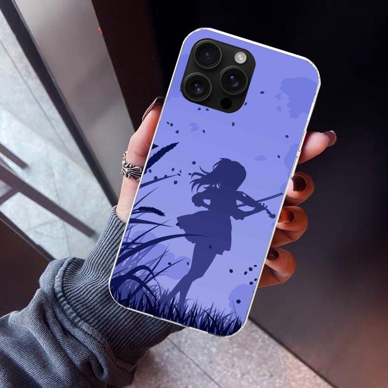 

Music Violin Phone Case For iPhone 17 Air 16 15 Pro Max 14 Plus 13 Mini 12 11 Cover 7 8 SE Silicone Shell Print Fundas 17 Air 16 iPhone 14 Plus