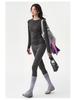 Women's Quick-Dry Long Sleeve Yoga Top for Outdoor Cycling and Running in Autumn/Winter