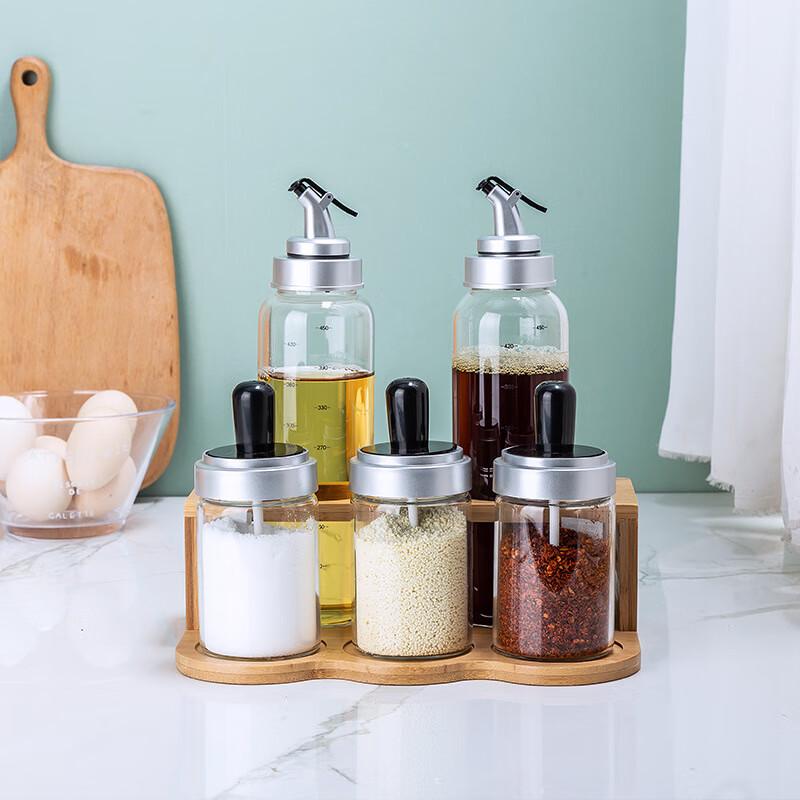 

LISM Kitchen Seasoning Jar Set (Set of 5)