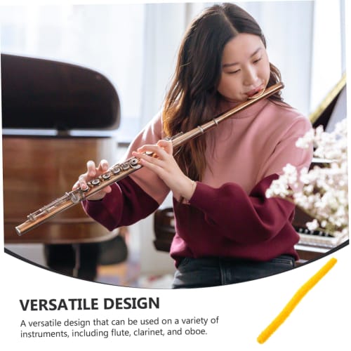 JOINPAYA Flute Cleaning Brush, Lightweight and Durable Clarinet Swab, Instrument Care Tool, Flute Maintenance Cleaning Rod