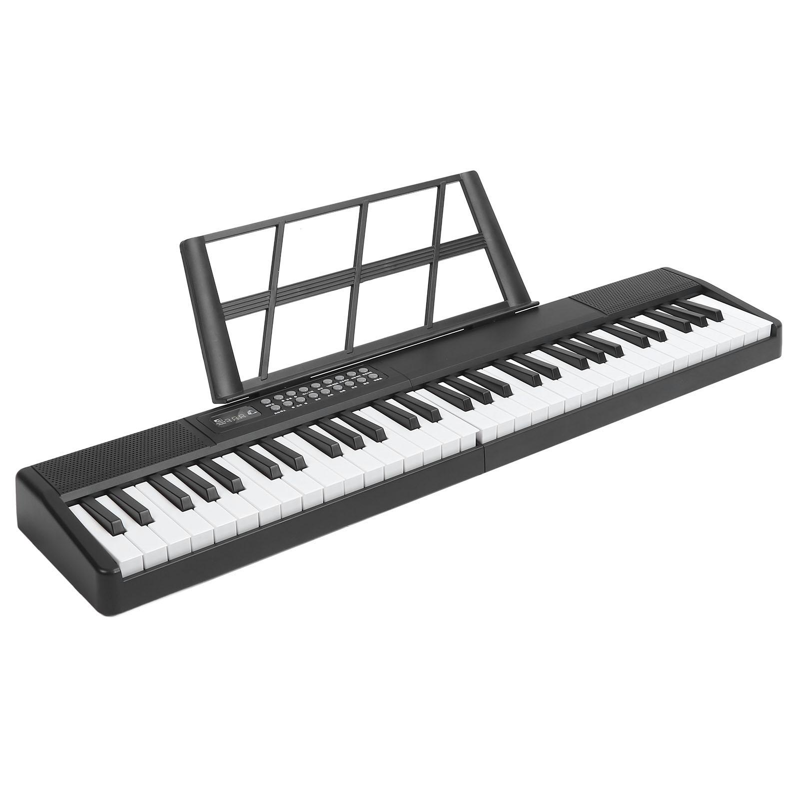 Набор электрической клавиатуры 61 клавиша Многофункциональная BT Перезаряжаемая Складная Клавиатура Пианино