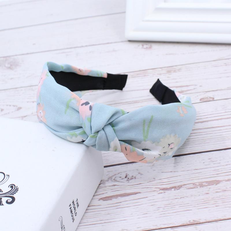 Fabric headband female Yiwu headdress jewelry autumn and winter feeling wide edge versatile high skull top headband hairpin