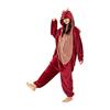 [OLAOLA] Dragon Kigurumi Pajamas for Adults Red Halloween Costume Disguise Animal Loungewear Dragon Fluffy Warm Cold Weather Room Wear Flannel Unisex