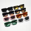 532 Square Sunglasses 4 Xiaohongshu Same Trendy Glasses, Personalized Spice Girl Hip-Hop Sunglasses