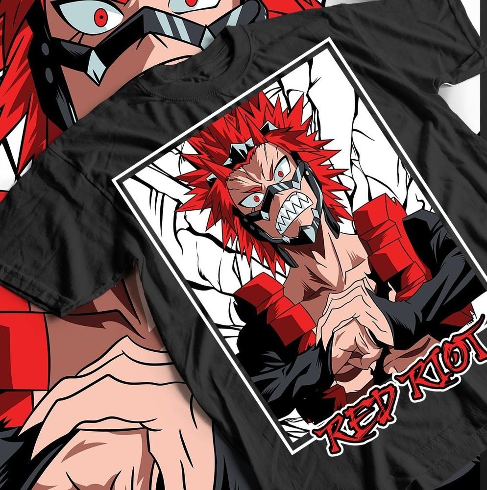 

Eijiro Kirishima T-shirt, My Hero Academia Tee, Red Riot Anime Shirt, Unisex 4XL