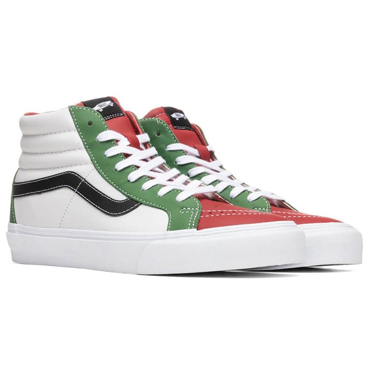 Vans Sk8-Hi Reissue EF LX Juniper Chili Pepper Unisex Sneakers White VN0A5HUX4XW