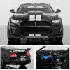 1:18 Shelby Gt500 Alloy Sports Car Model Diecasts Metal Racing Car Vehicles Model Simulation Sound Light Kids Gifts