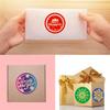 Envelope Stickers Hot Stamping Gift Packaging Household Products Self-adhesive Stickers Christmas Christmas Decoration Candy Box