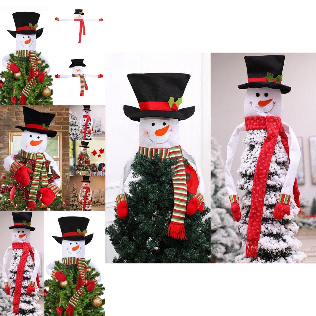 Radosny Bałwan Dekoracja Czubka Choinki Cudownie Ozdobi Twoje Świąteczne Drzewko