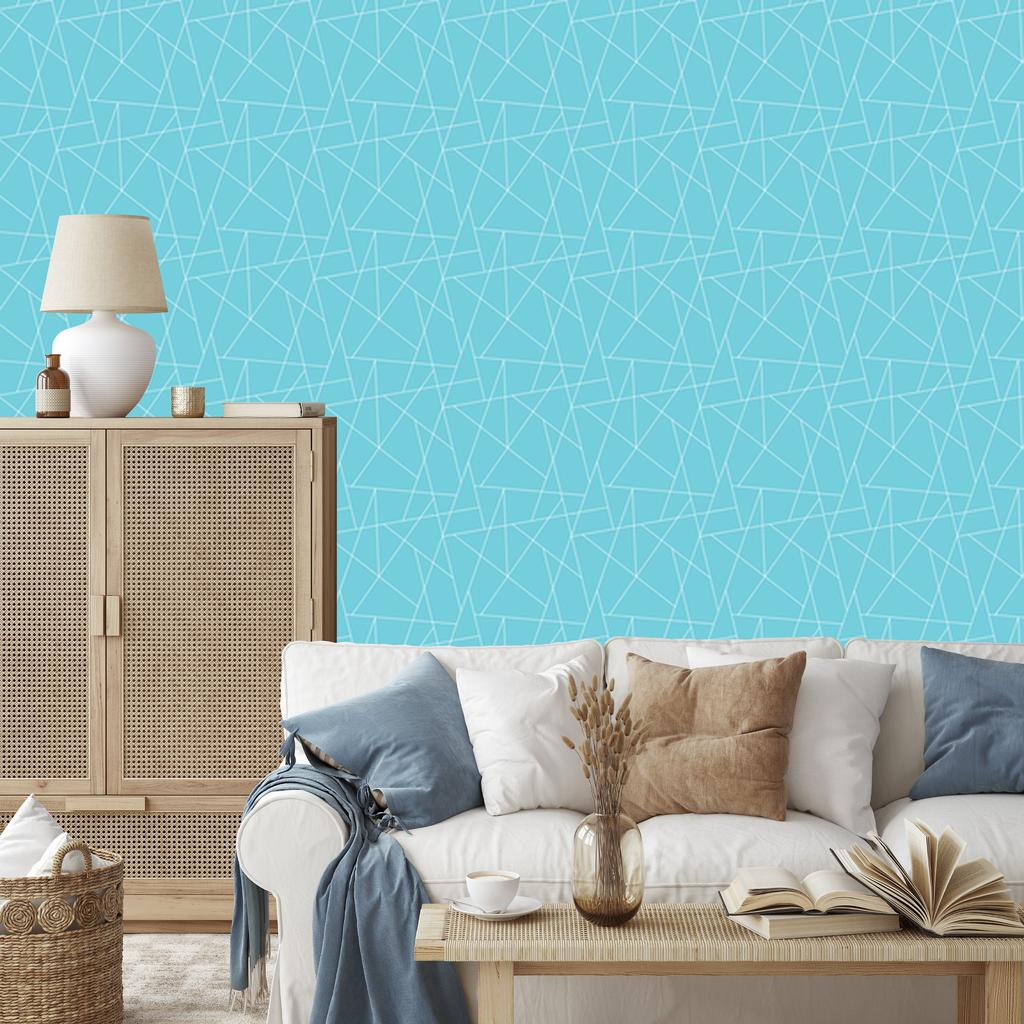 Wallpaper Geometric Celadon Pattern, Celadon Background 50x1000