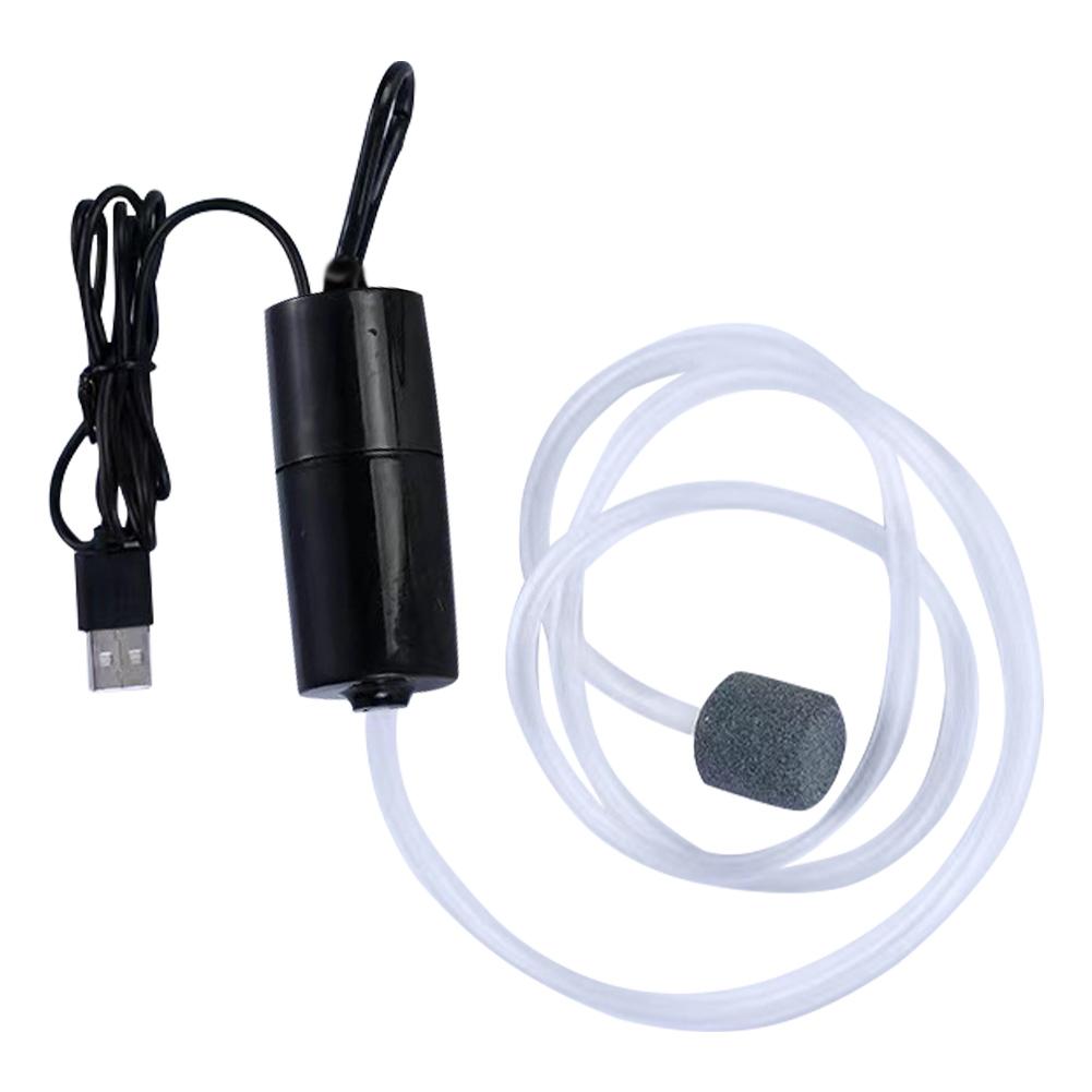 Fish Tank Oxygen Pump USB Portable Mini Small Oxygenator Fish Tank Silent Air Compressor Aerator Portable Fish Tank Accessories
