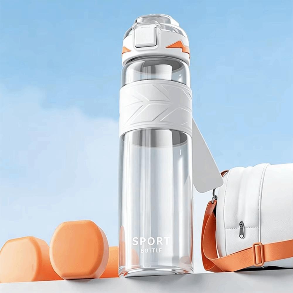 with Straw Student Water Bottle 750/1000ML Outdoor Water Bottle Portable Fitness Kettle Summer
