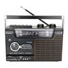 Přenosné Vintage Retro USB AM/FM/SW Vícepásmové Rádio Stereo Bezdrátový Bluetooth Boombox Mp3 Přehrávač Zvuku Záznamník Přehrávač Kazet