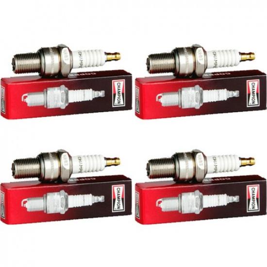 4 Pack Champion Industrial Spark Plugs Set for 1932 FORD MODEL B L4-3.3L