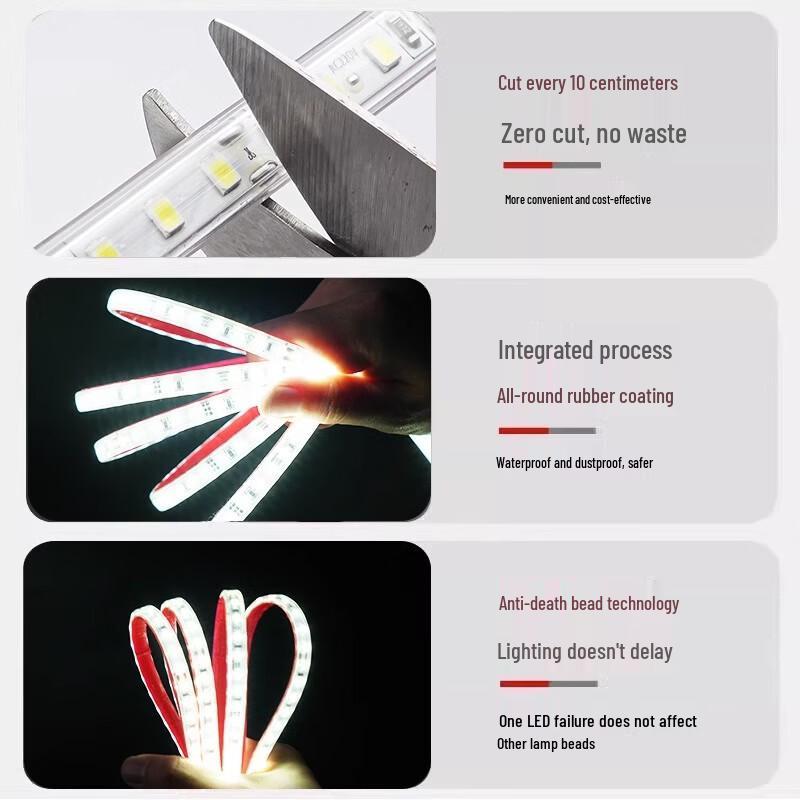 Nufeng Self-Adhesive LED Strip Light with Switch