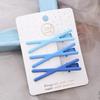 Dopamine Korean Minimalist Milk Coffee Hairpin for Women - Seamless Edge Side Bangs Clip for Frizzy Hair
