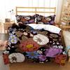 Plant Flowers Digital Comfortable Duvet Quilt Cover Pillowcase Bedding Set Children Bedroom Decoration Home Textile