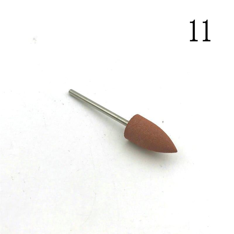 1pc Dental Rubber Silicone Polisher Nail Drill Bit Dental Silicon Rubber Burs Drill Accessories Foot Polishing Tools