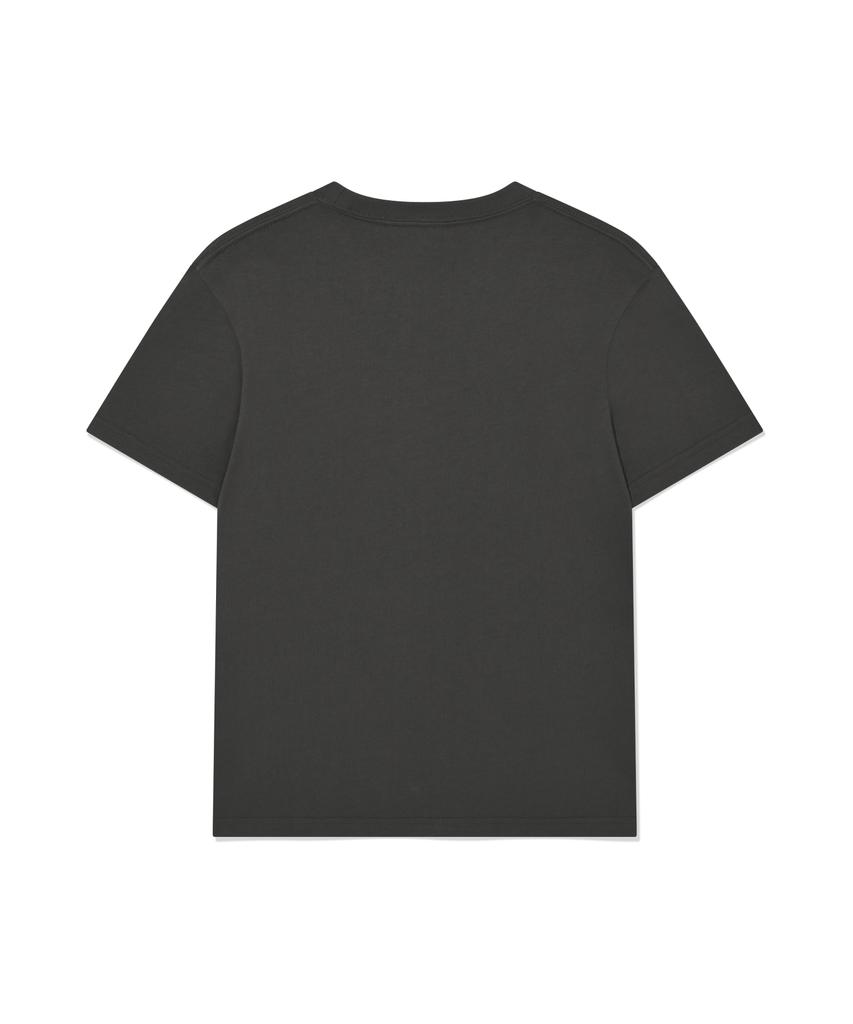 COVERNAT WOMAN Clover Graphic T-Shirt Charcoal