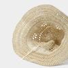 Jarní/Letní Háčkovaný Květ Prodyšný Klobouk z Tkané Slámy pro Dámskou Plážovou Dovolenou Sluneční Ochrana Slaměný Klobouk