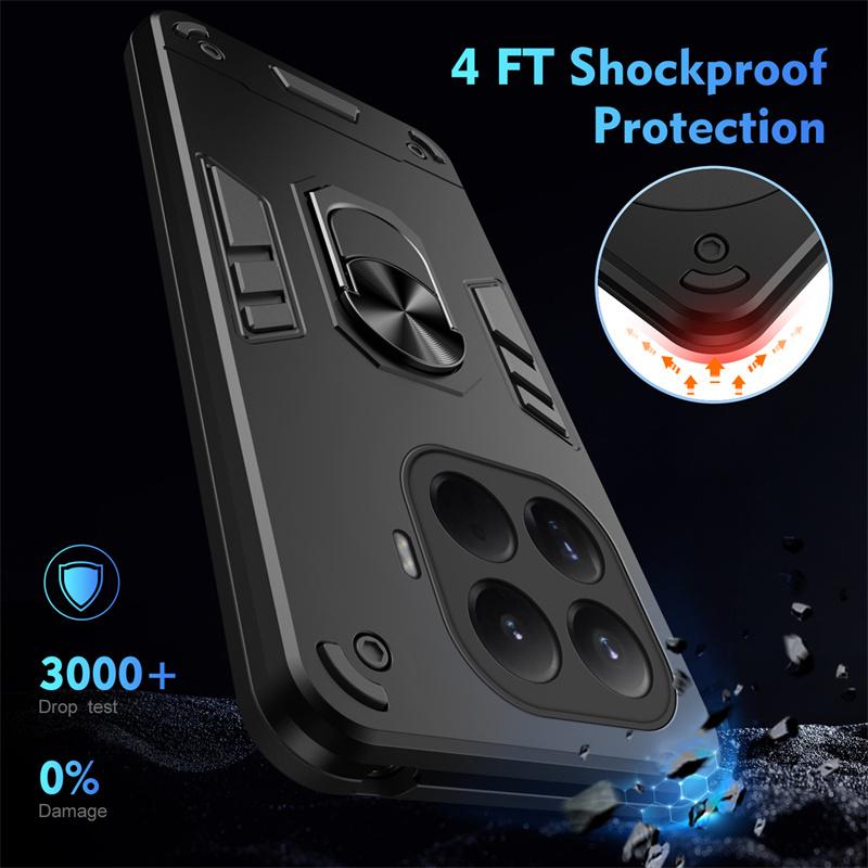 Military Armor Shockproof Case for Xiaomi 17T Pro Mi 17T 5G Protective Cover Ring Stand Holder Fundas Coque