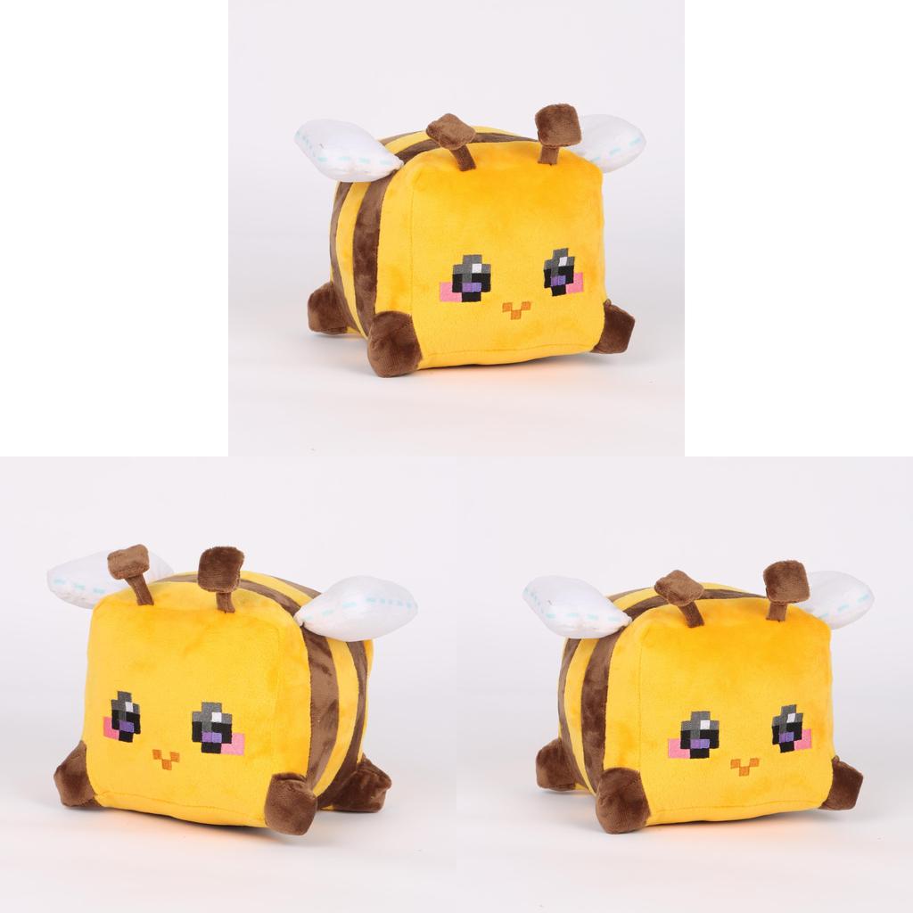 Hytale Bee Plush Toy With Short Pile Fabric For Kids And Collection