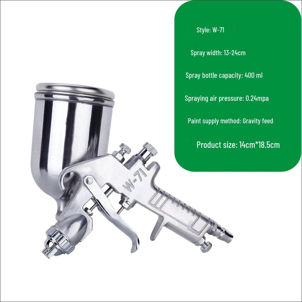 High Atomization Pneumatic Paint Sprayer for Leather, Furniture, and Automotive Water-Based Paints