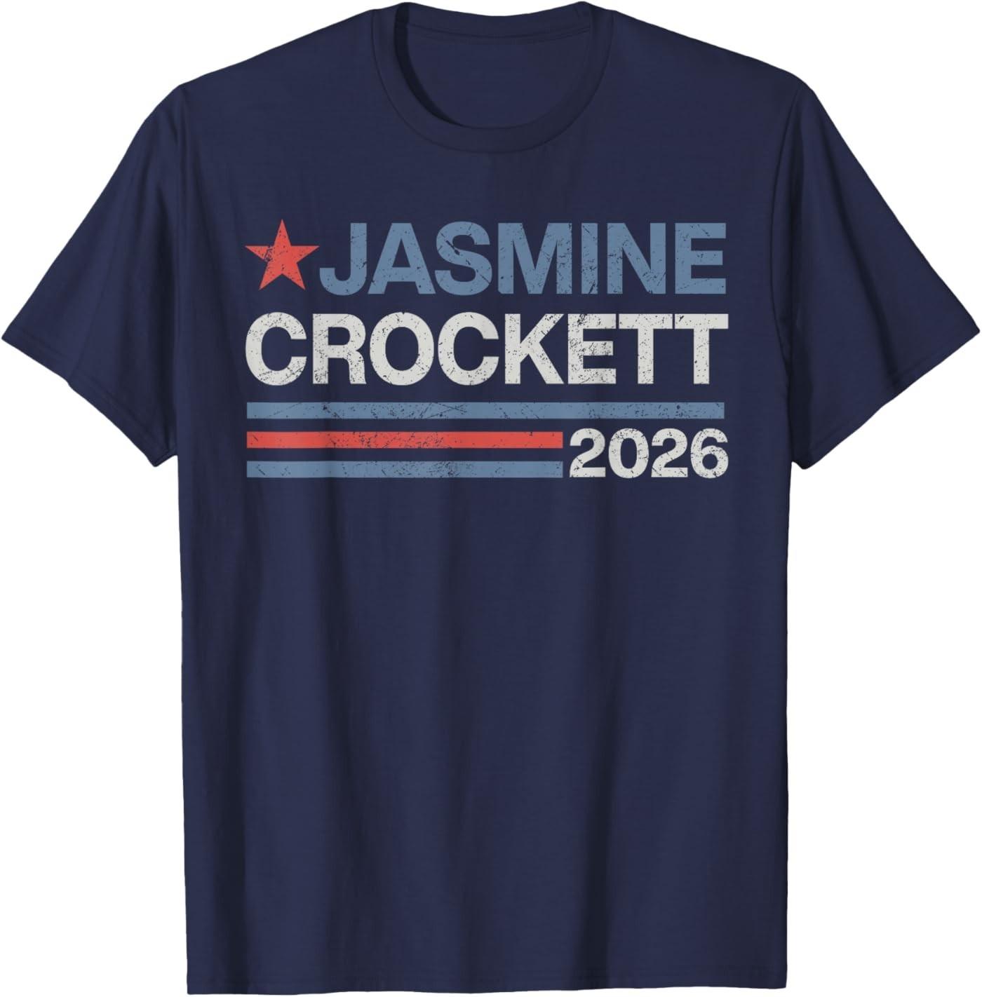 Jasmine Crockett for Texas 2026 Senate US Senator Men Women T-Shirt S разноцветный