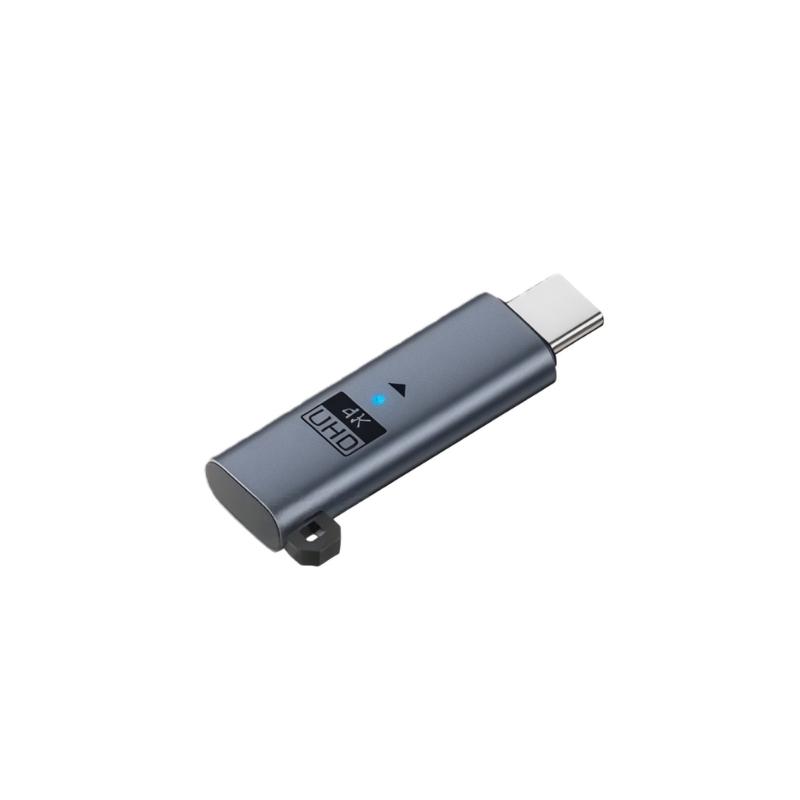 

4K UHD USB C Адаптер Симулює Дисплей Для Уникнення Емулятора Екрана Для Віддаленого Робочого Столу Комп ютерні Аксесуари темно-сірий