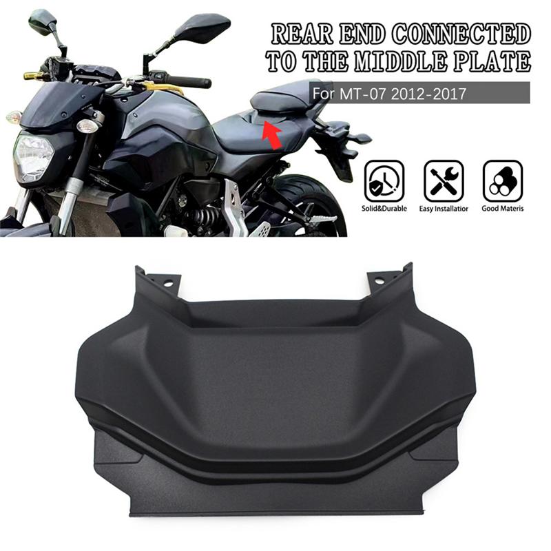 QM-Motorcycle Rear Seat Fairing Panel Tail Center Fairing Cover For  FZ-07 MT-07 2012-2017 чёрный