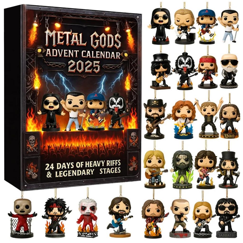 LEGENDS ROCK&METAL ADVENTSKALENDER 2025 Julankomstkalender Blind Box Hänge