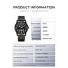 Original Fashion Watch For Man Leather Date Week Quartz Men Watch Waterproof Luminous Business Men's Watches